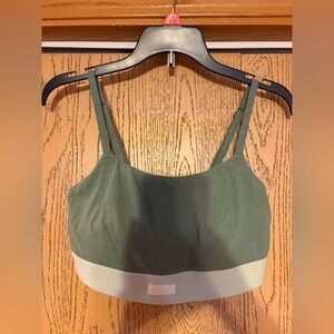 Kindly Yours Green Padded Lounge Bralette EUC